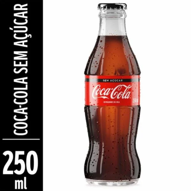 COCA COLA ZERO VIDRO 250ML OW