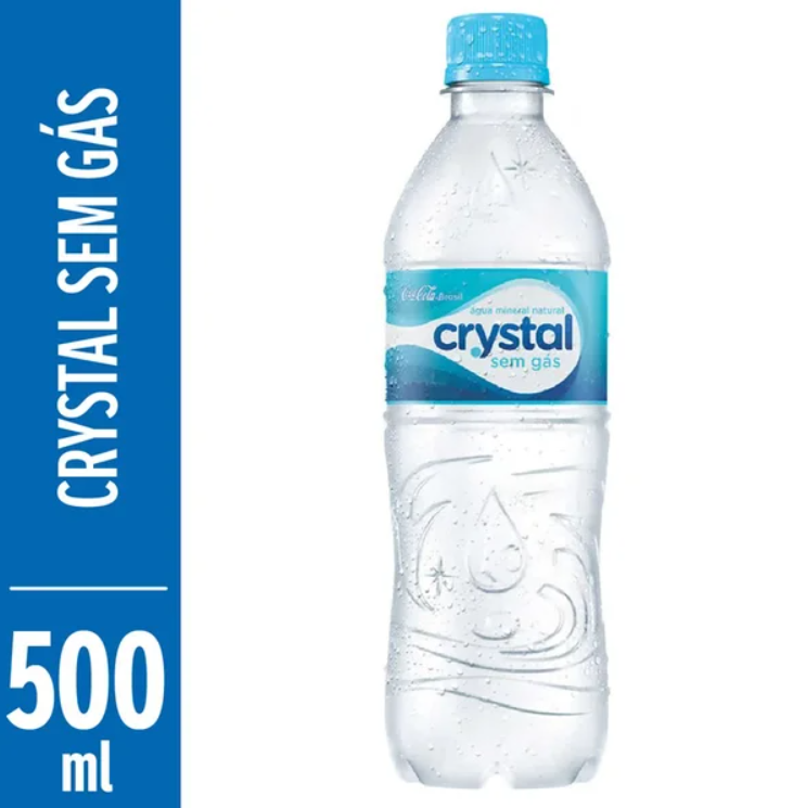 AGUA SEM GAS CRYSTAL 500ML