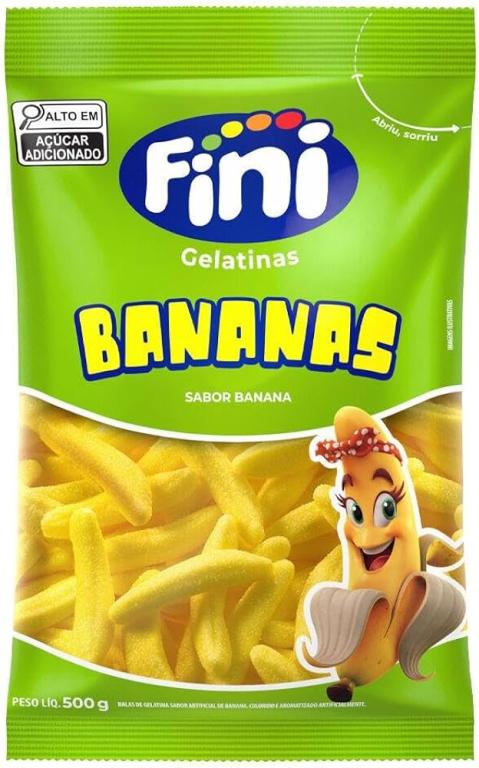 FINI GELATINA BANANAS 500GR