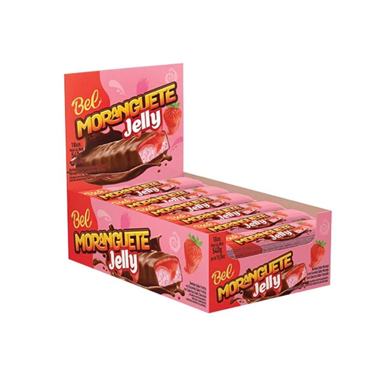 CHOC. MORANGUETE JELLY 24X30G