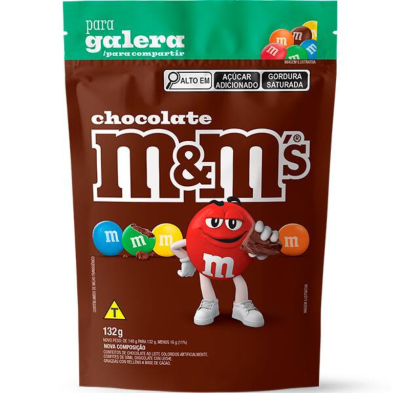 MM'S CHOCOLATE AO LEITE 132G