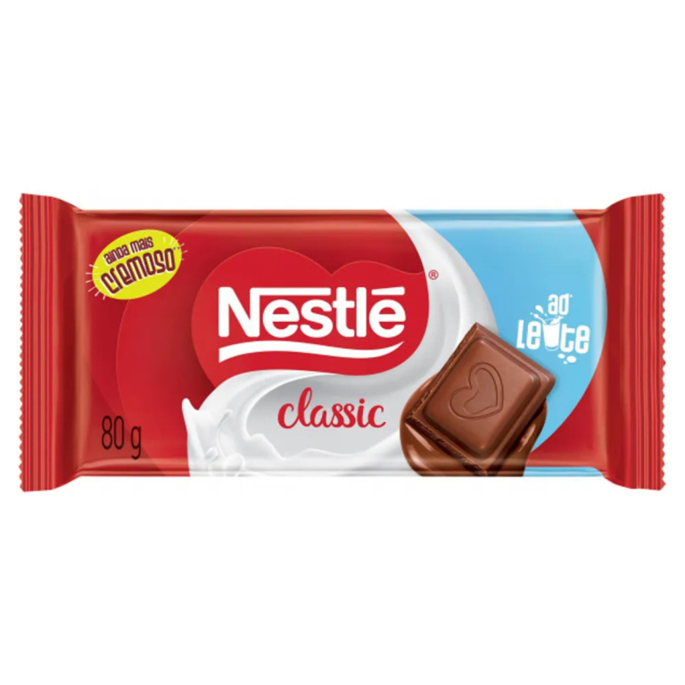 CHOC. BARRA NESTLE 80GR CLASSIC