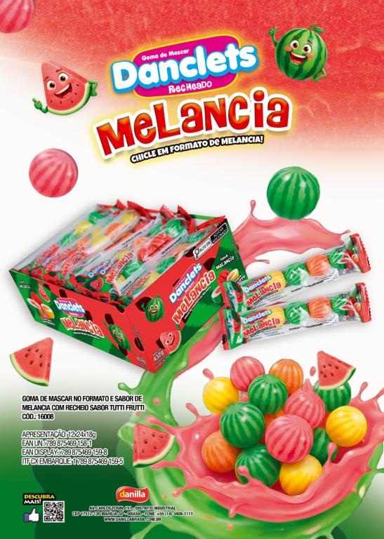 DANILLA DANCLETS MELANCIA 24X18G
