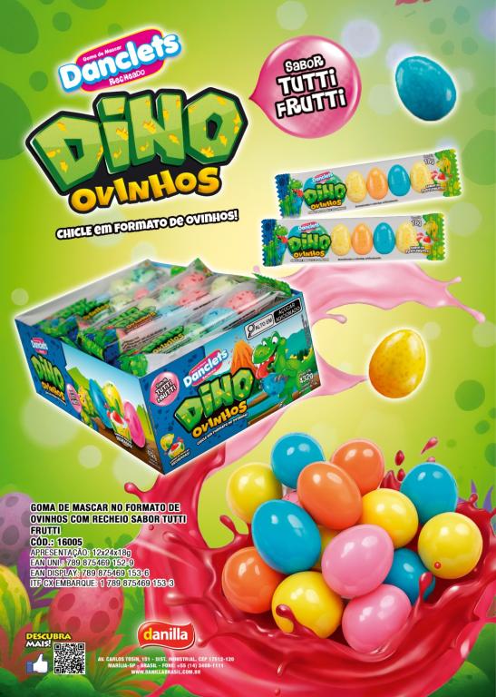 DANILLA DANCLETS DINO OVINHOS 24X18G