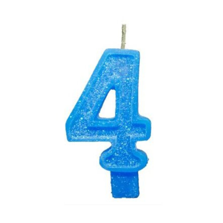 VELA AZUL NUMERO 04 FORFEST C/1