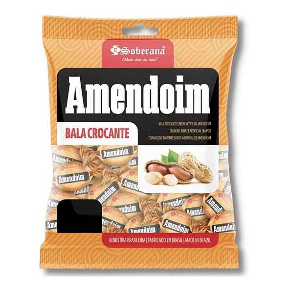BALA AMENDOIM CROCANTE SOBERANA SM180G  (30)