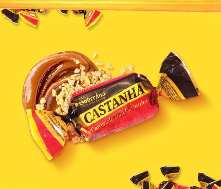 BALA CARAMELO CASTANHA SOBERANA SM 200G (40)