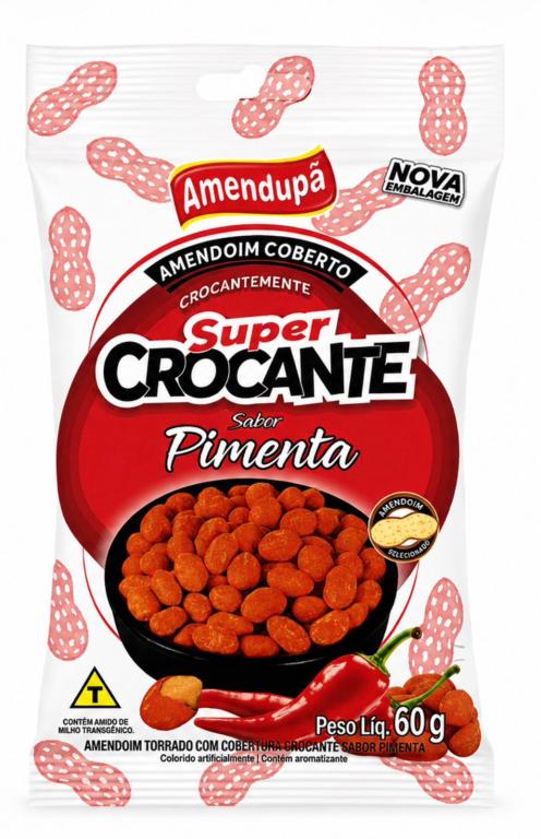AMENDOIM AMENDUPA CROCANTE PIMENTA 60G