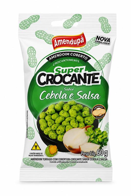 AMENDOIM AMENDUPA CROCANTE CEBOLA E SALSA 60G