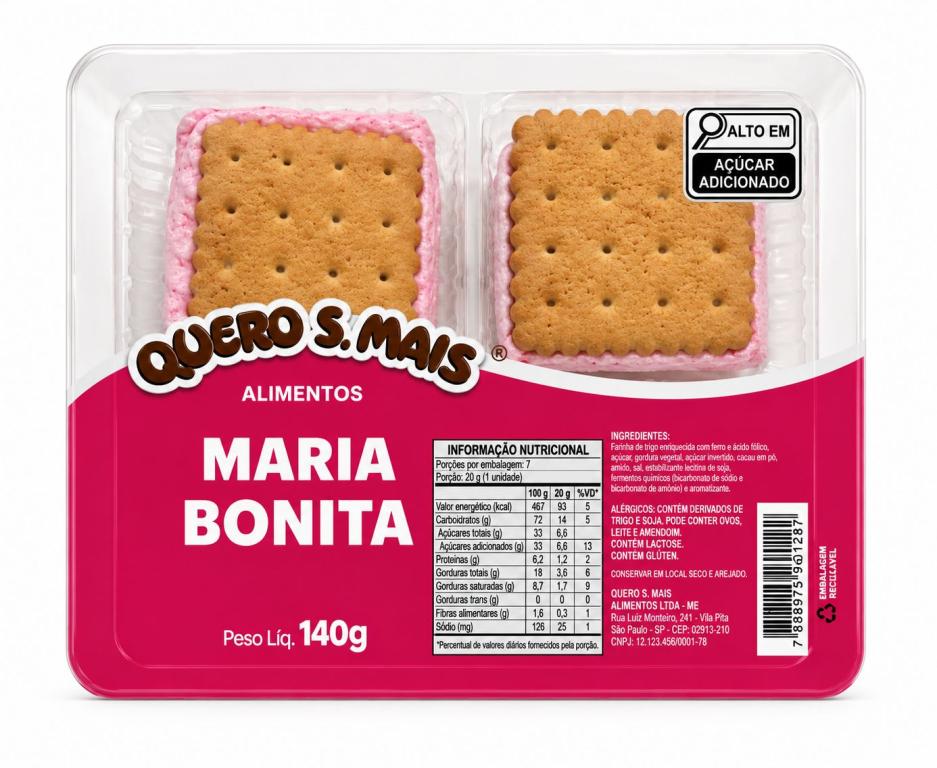 MARIA BONITA QUERO S. MAIS 140G C/6