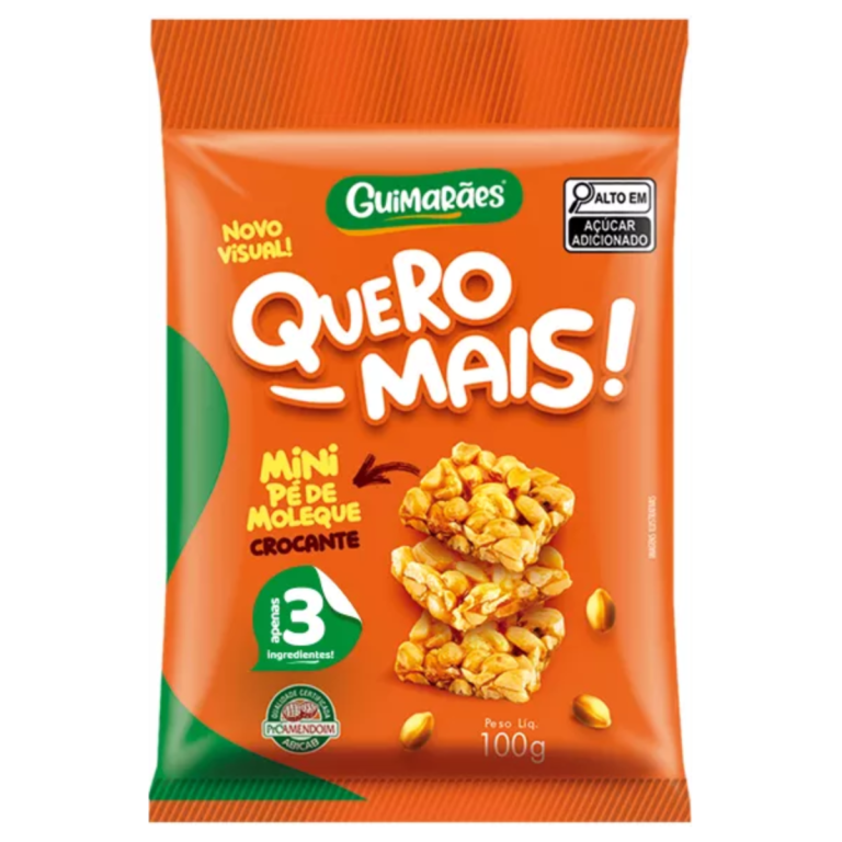 QUERO MAIS PÉ DE MOLEQUE CROCANTE GUIMARAES 100G