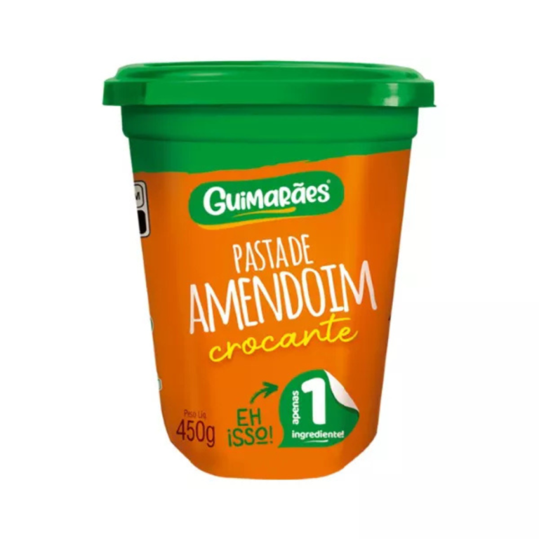 PASTA DE AMENDOIM CROCANTE GUIMARAES 450G