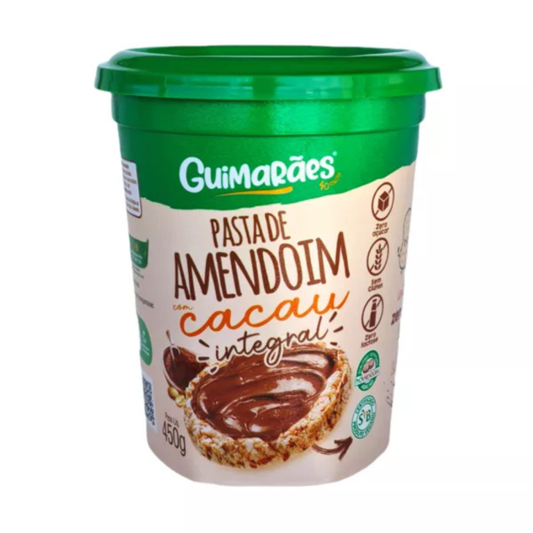 PASTA AMENDOIM INTEGRAL GUIMARAES 450G