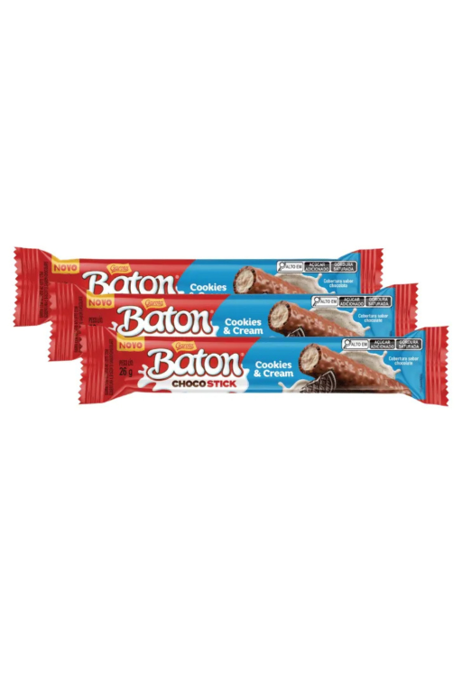 CHOC. CHOCOSTICK BATON COOKIES E CREAM 12X26G