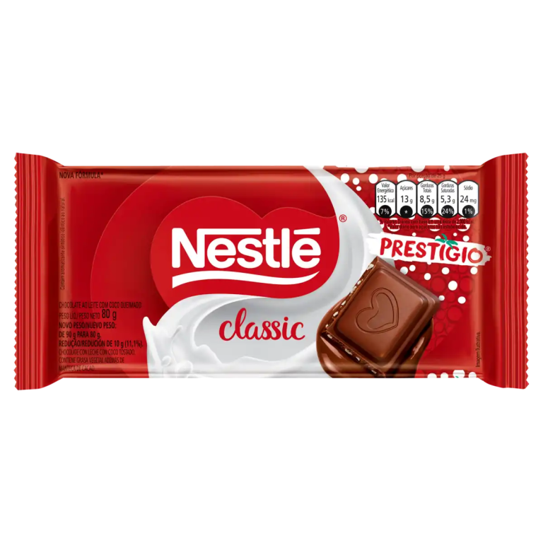 CHOC. BARRA NESTLE 80GR CLASSIC PRESTIGIO CHOC.