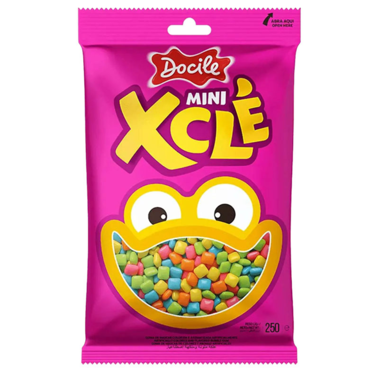GOMA DE MASCAR XCLE TUTTI-FRUTTI DOCILE PACOTE 250G