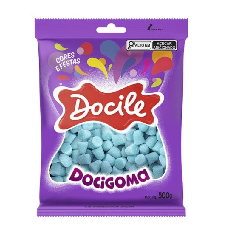 GOMA MINI SINO AZUL DOCILE 500G