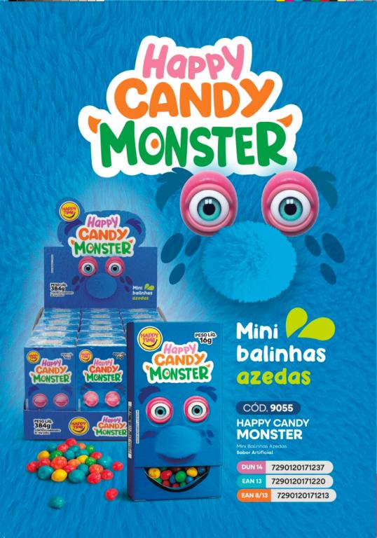 HAPPY TIME BALA ACIDA MONSTER 384G (24X16G)