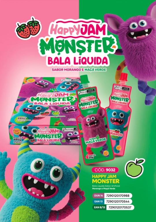HAPPY TIME BALA LIQUIDA MONSTER 480g (24X20G)