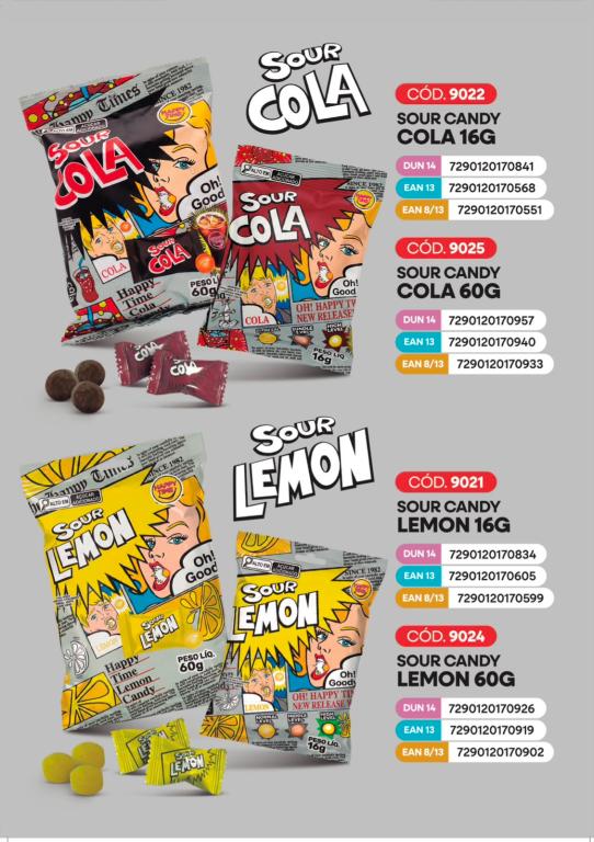 HAPPY TIME BALA SUPER ACIDA COLA 480g (30X16G)