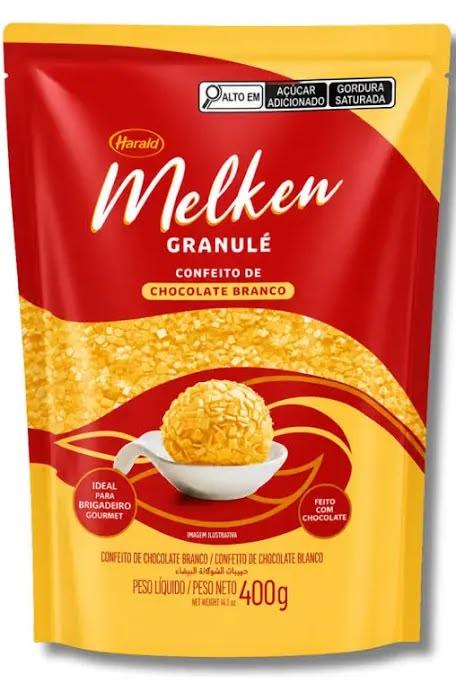 HARALD MELKEN GRANULE CHOC BRANCO PCT 400G
