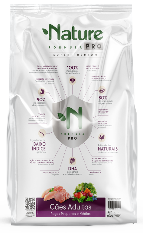 Alinutri Nature F Pro Cães Adultos Raças RP E MD 10,1 Kg