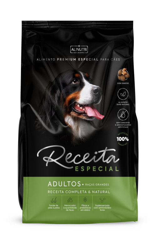Receita Especial PE Cães Adultos Raças Gr 3 Kg