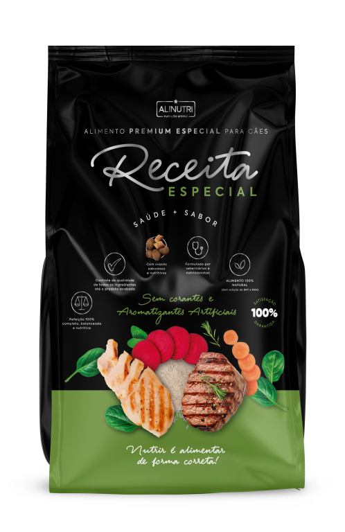Receita Especial PE Cães Adultos Raças Gr 3 Kg