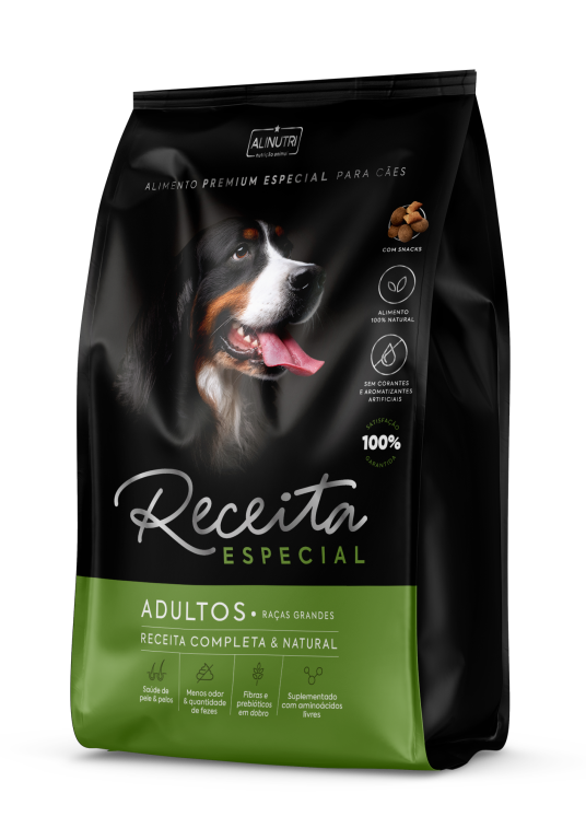Receita Especial PE Cães Adultos Raças Gr 3 Kg