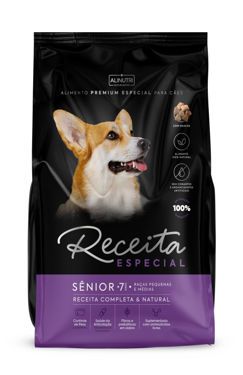 Receita Especial PE Cães Sênior AD RP e MD 15 Kg