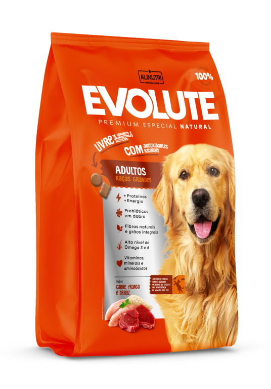 Evolute PE Cães Adultos Raças Grandes 10,1 Kg