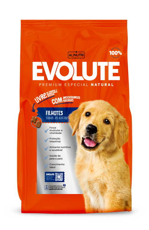 Evolute PE Cães Filhotes 15 Kg