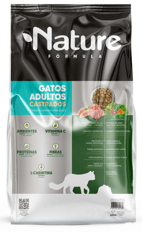 Alinutri Nature F Sp Gatos Adultos Castrados 01 Kg