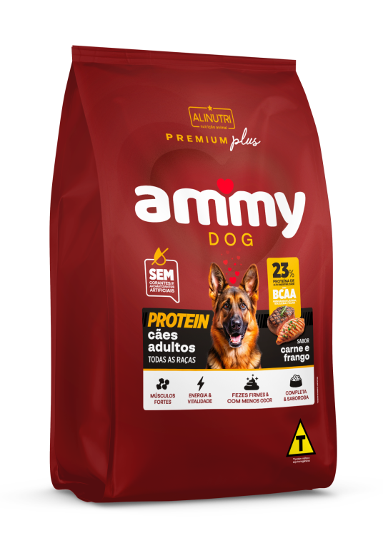 Ammy Dog PP Cães Adultos Protein BCAA 01 Kg
