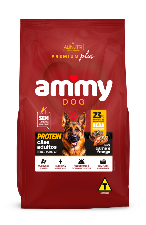 Ammy Dog PP Cães Adultos Protein BCAA 01 Kg