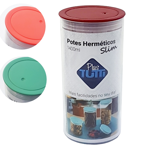 POTE HERMETRICO SLIM 1000 ML SORTIDO