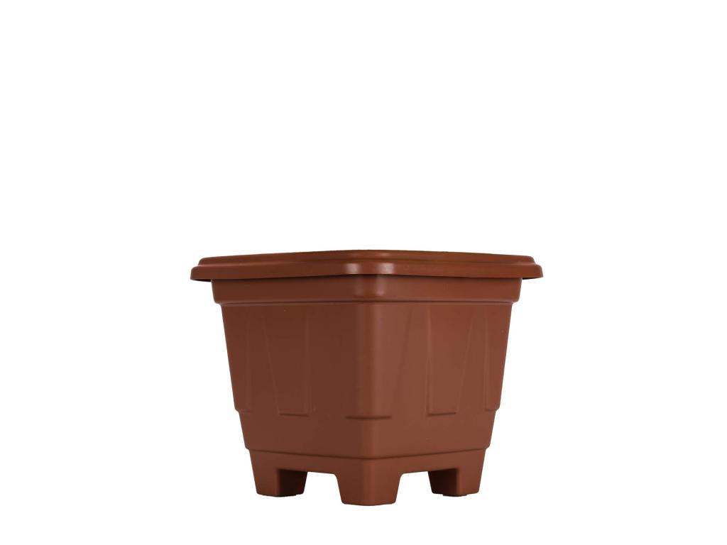 VASO QUADRADO N°01 TERRACOTA 12X12