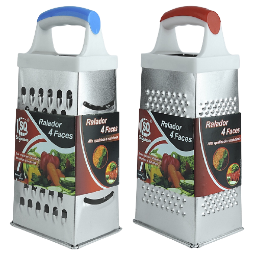 RALADOR DE LEGUMES EM METAL 4 FACES SQ 2309