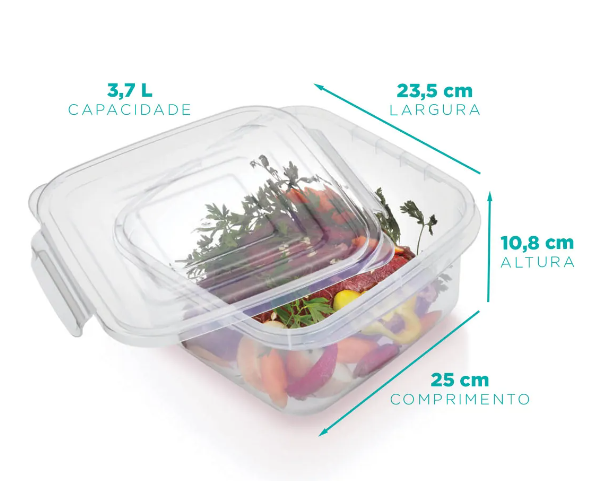 POTE QUAD GG C/ TRAVAS 3,7 LT