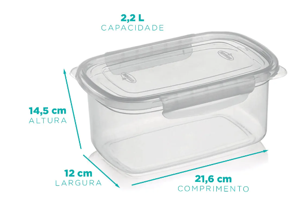 POTE C/ TRAVAS 2,2 LT