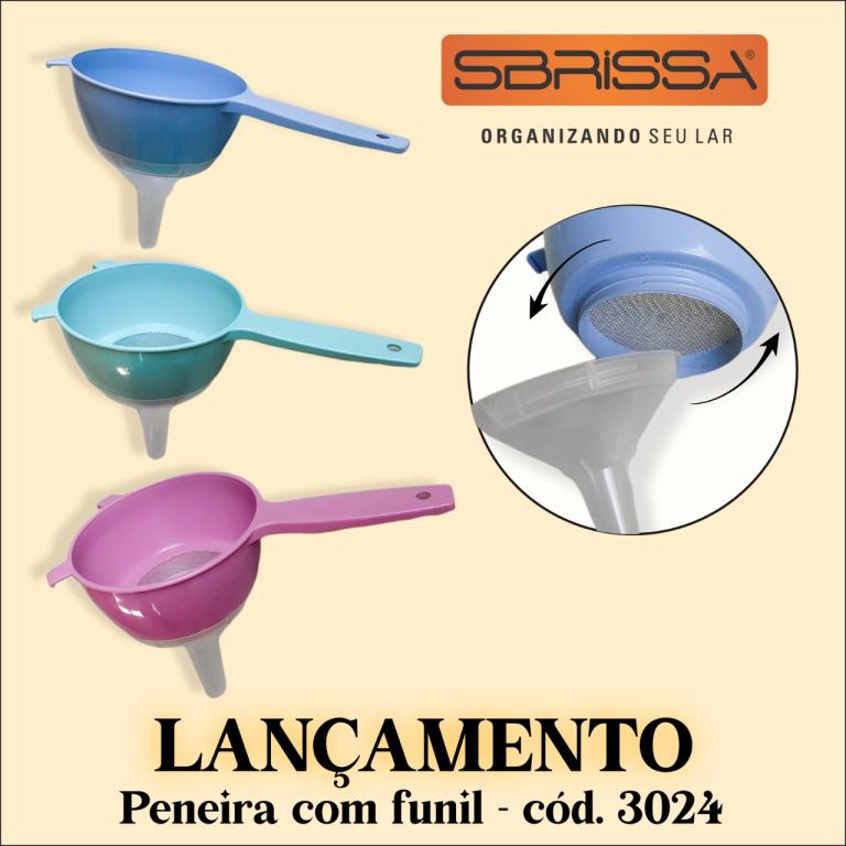 PENEIRA COM FUNIL