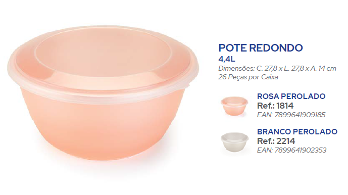 POTE RED AMERICANO 4,6 LT BRANCO PEROLADO