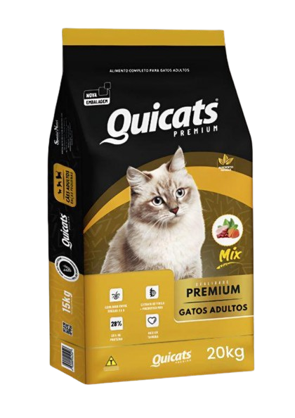 ALIM. P GATOS QUICATS MIX 20KG 28% P