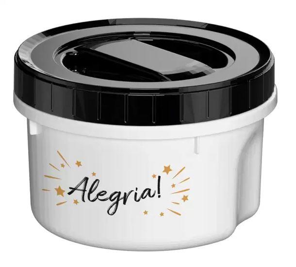 POTE ACOPLADO BRANCO C ROSCA 500 ML ALEGRIA