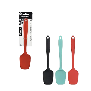 ESPATULA RETA EM SILICONE PREMIUN 27,5X6CM