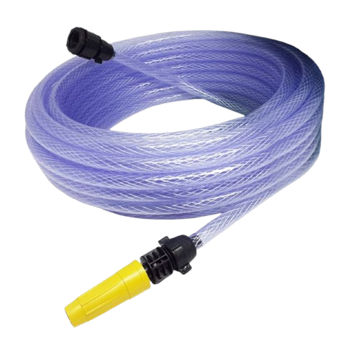 MANGUEIRA POLIFLEX TRANÇ LINHA PRATICA CRISTAL 25 MT