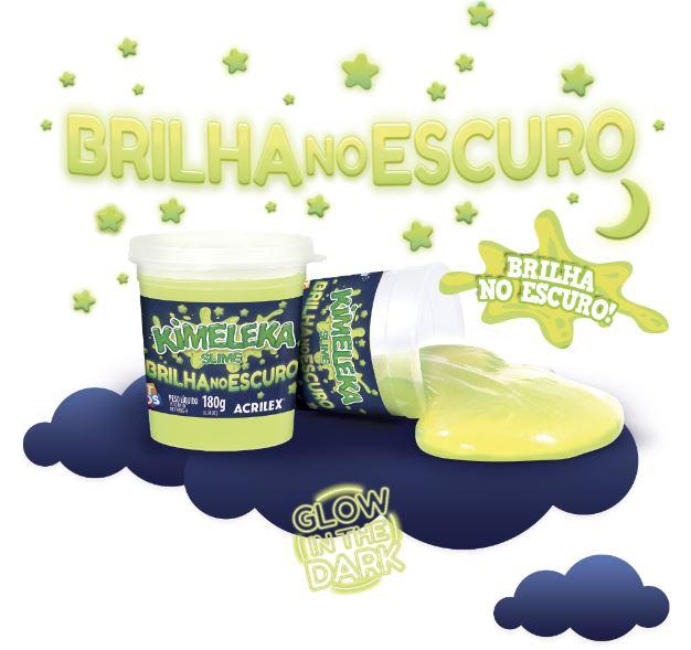 KIMELEKA BRILHA NO ESCURO 6X180 GR AMARELO FOSFORE