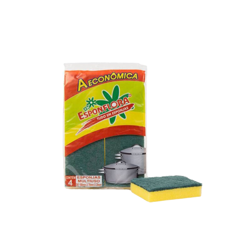 ESPONJA LOUÇA "A ECONOMICA " 4X1