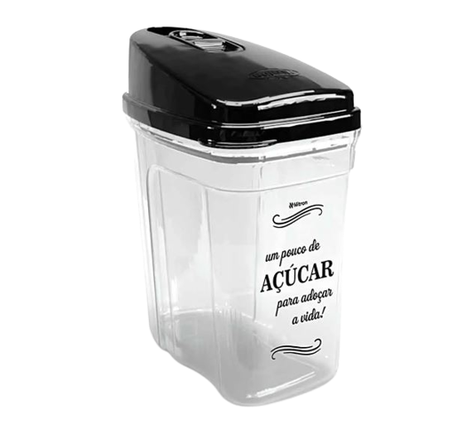 AÇUCAREIRO C TAMPA 836 ML NITRON