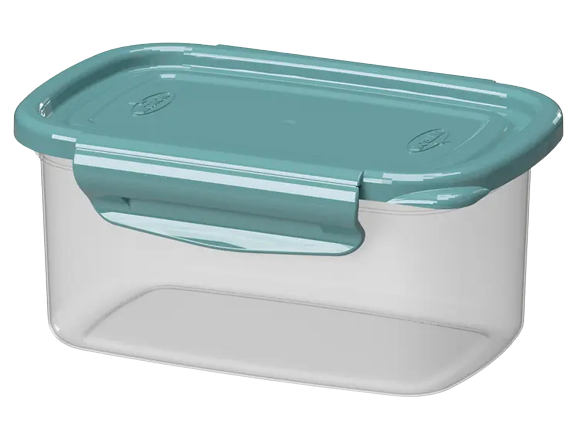 POTE C TRAVAS 460 ML VERDE NITRON RETANGULAR